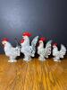 Porcelain Rooster Figurines in the Manner of Royal Japan - 3