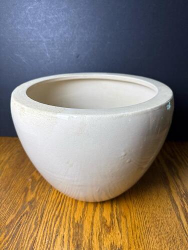 Cream Glazed Ceramic Planter Pot