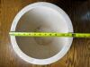 Cream Glazed Ceramic Planter Pot - 3