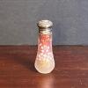 Vintage Floral Frosted Glass Perfume Bottle