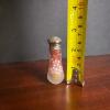 Vintage Floral Frosted Glass Perfume Bottle - 6