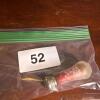 Vintage Floral Frosted Glass Perfume Bottle - 7