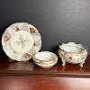 Hand-Painted Nippon and Japanese-Style Three Piece Porcelain Lot