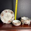 Hand-Painted Nippon and Japanese-Style Three Piece Porcelain Lot - 10