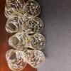 Eight Floral Gold and White Glass Tumblers - 3