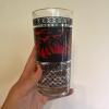 Set of Six Red and Black Palm Tree-Patterned Glasses - 4