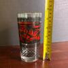 Set of Six Red and Black Palm Tree-Patterned Glasses - 6