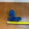 Blue Pressed Glass Shoe and Top Hat - 7