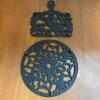 Pair of Cast-Iron Decorative Trivets - 2