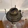 Pair of Glass Oil Lamps With Metal Burner Fittings - 4
