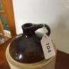 Stoneware Jug With Eagle Motif & Brown Top - 9