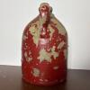 Distressed Red Stoneware Jug - 2