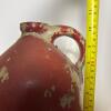 Distressed Red Stoneware Jug - 6