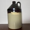 Rustic Stoneware Jug with Two-Tone Glaze