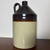 Rustic Stoneware Jug with Two-Tone Glaze - 4