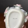Pair of Ceramic Swan Trinket Dishes With Applied Roses - 6