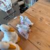 Pair of Ceramic Swan Trinket Dishes With Applied Roses - 9