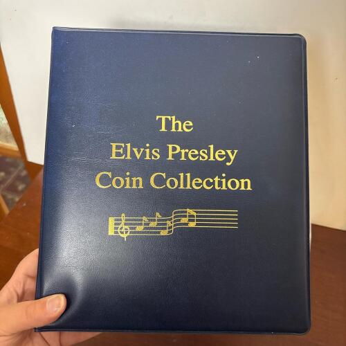 Elvis Presley Coin Collection Binder by Mystic Stamp Company