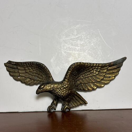 Cast Metal Eagle Decorative Plaque