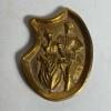 Brass Old Gold Cigarettes Ashtray and Shield-Shaped Brass Dish - 5