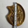 Brass Old Gold Cigarettes Ashtray and Shield-Shaped Brass Dish - 6