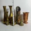 Brass and Copper Decorative Vases and Trivets - 8