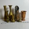 Brass and Copper Decorative Vases and Trivets - 9