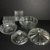 Pressed Glass Candy Dishes and Trinket Boxes - 2