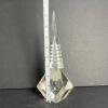 Art Deco-Style Faceted Glass Perfume Bottle with Stopper - 3