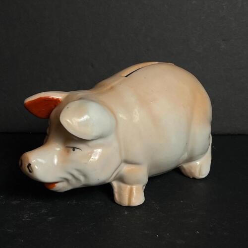 Porcelain Piggy Bank Made in Japan