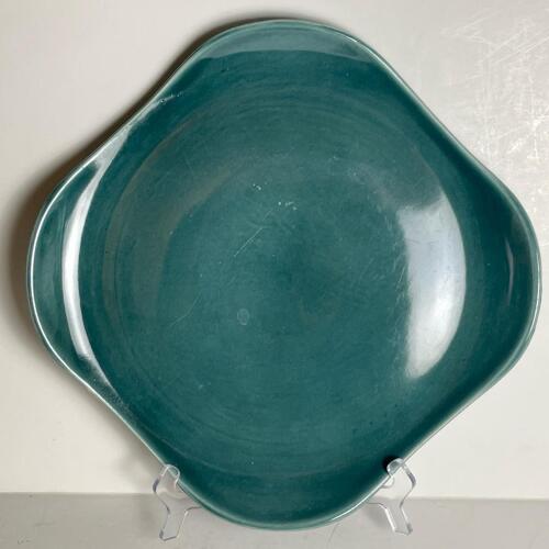 Russel Wright Steubenville Casual China Plate in Teal