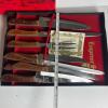 Emperor Steel Stainless Steel Cutlery Knives with Wood Handles - 7