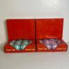 Pearl Glo Xmas Tree Plastic Ornaments by Napin in Original Boxes - 2