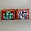 Pearl Glo Xmas Tree Plastic Ornaments by Napin in Original Boxes - 4