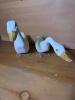 Three Carved Wood Duck Figurines - 5