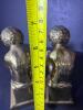 Pair of Brass Child Writing Bookends in Classical Style - 7