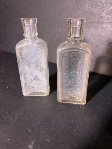 Antique Brewster's Flavoring Extract Bottles