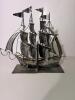 Pair of Metal Sailboat Bookends Nautical-Style