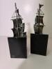 Pair of Metal Sailboat Bookends Nautical-Style - 3