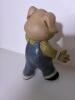 Ceramic Girl Figurine and Pig Figurine - 8