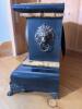 Seth Thomas Adamantine Mantel Clock With Lion Head Ornaments - 2