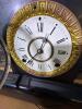 Seth Thomas Adamantine Mantel Clock With Lion Head Ornaments - 8