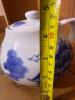 Nantucket Blue and White Ceramic Teapot with Sailing Ship Motif - 6