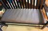Arts and Crafts-Style Wooden Settee with Cut-Out Backrest - 2