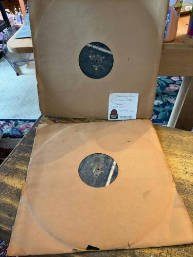Two Orthacoustic Instantaneous NBC Radio Transcription Discs 1950