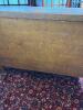Antique-Style Wooden Storage Trunk with Turned Legs - 2