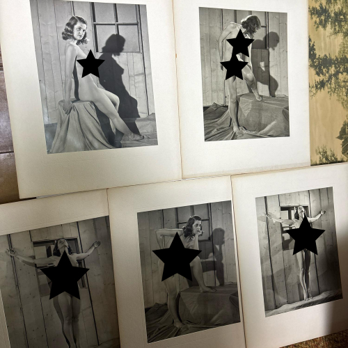 Vintage Nude Female Figure Study Photographs