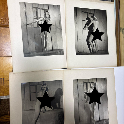 Vintage Nude Female Figure Study Photographs