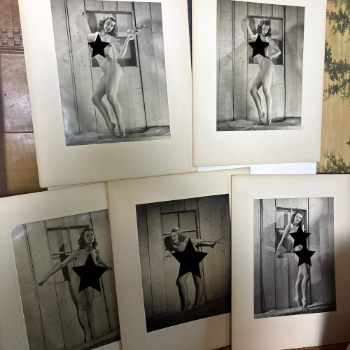 Vintage Nude Figure Study Photographs