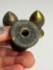 Brass Acorn-Style Finials with Patina - 6